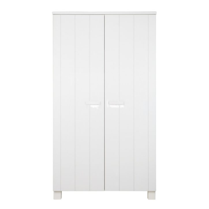 Hoorns Bílá dřevěná skříň Koben 202 x 111 cm