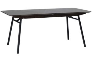 Tmavě hnědý dubový rozkládací jídelní stůl Unique Furniture Latina 180-230 x 90 cm