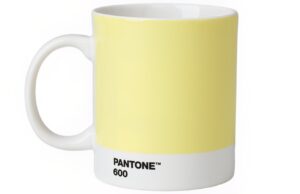 Světle žlutý porcelánový hrnek Pantone Light Yellow 600 375 ml